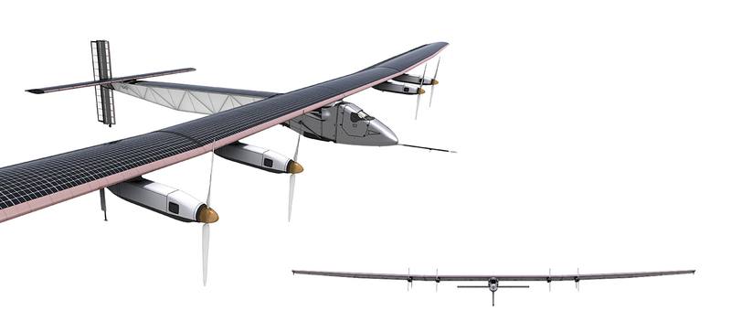 Illustration for article titled Solar Impulse 2, cómo es el avión solar que dará la vuelta al mundo
